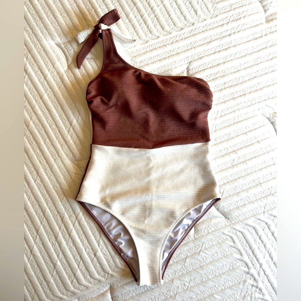 Cupshe Color Block One Piece Swimsuit